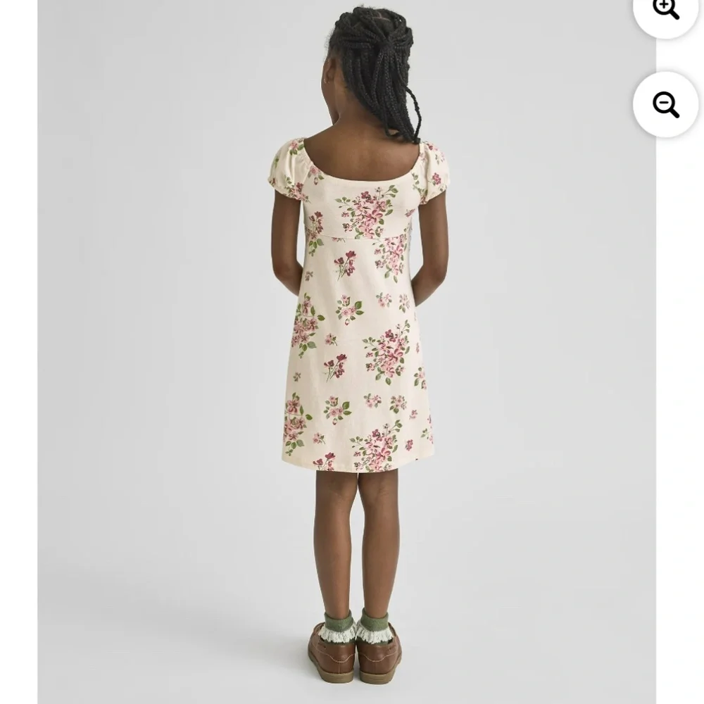 The Children’s Place Girls Floral Fit and Flare Dress Size XL (14) NWT
